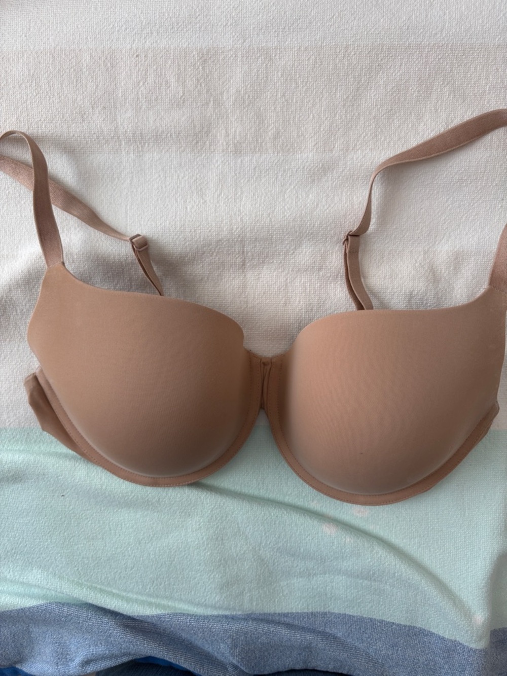 Victoria's Secret Smooth Nude T-Shirt Bra Uplift Semi-demi 36DD